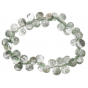 Green Phantom pear shape beads bracelet