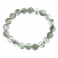 Green Phantom faceted round beads bracelet