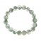Green Phantom faceted round beads bracelet