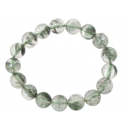Green Phantom faceted round beads bracelet Green Phantom faceted round beads bracelet
