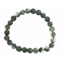 Green Phantom round beads bracelet