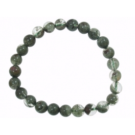 Green Phantom round beads bracelet