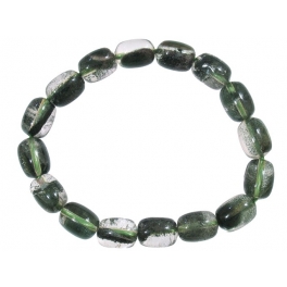 Green Phantom barrel beads bracelet Green Phantom barrel beads bracelet