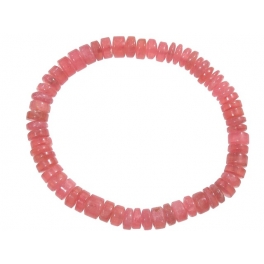 Rhodochrosite barrel beads bracelet Rhodochrosite barrel beads bracelet