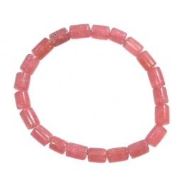 Rhodochrosite barrel beads bracelet Rhodochrosite barrel beads bracelet