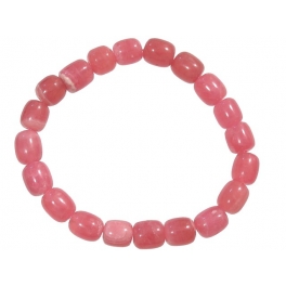 Rhodochrosite barrel beads bracelet Rhodochrosite barrel beads bracelet