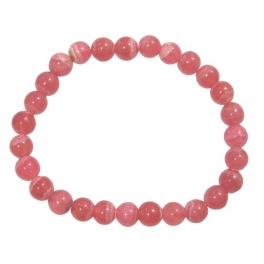 Rhodochrosite round beads bracelet Rhodochrosite round beads bracelet