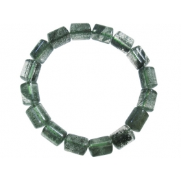 Green Phantom barrel beads bracelet Green Phantom barrel beads bracelet