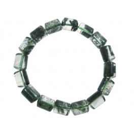 Green Phantom barrel beads bracelet Green Phantom barrel beads bracelet