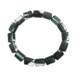 Green Phantom barrel beads bracelet Green Phantom barrel beads bracelet