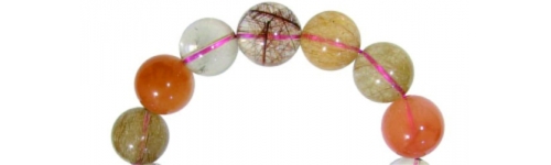 Mixed Rutilated Quartz Bracelet Mixed Rutilated Quartz Bracelet