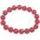 Rhodochrosite round beads bracelet