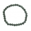 Green Rutilated Quartz round beads bracelet