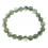 Green Rutilated Quartz round beads bracelet