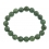Green Rutilated Quartz round beads bracelet