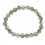 Green Rutilated Quartz round beads bracelet