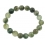 Green Rutilated Quartz round beads bracelet