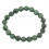 Green Rutilated Quartz round beads bracelet