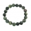 Green Rutilated Quartz round beads bracelet