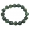 Green Rutilated Quartz round beads bracelet