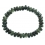 Green Rutilated Quartz barrel beads bracelet