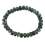 Green Rutilated Quartz barrel beads bracelet