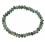 Green Rutilated Quartz flat beads bracelet