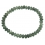 Green Rutilated Quartz flat beads bracelet