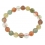Mixed Rutilated Quartz round beads bracelet