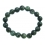 Green Rutilated Quartz round beads bracelet