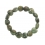 Green Rutilated Quartz heart beads bracelet