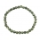 Green Rutilated Quartz round beads bracelet