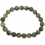 Green Rutilated Quartz round beads bracelet