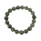 Green Rutilated Quartz round beads bracelet