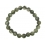 Green Rutilated Quartz round beads bracelet