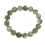 Green Rutilated Quartz round beads bracelet