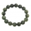 Green Rutilated Quartz round beads bracelet
