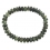 Green Rutilated Quartz barrel beads bracelet