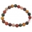 Mixed Rutilated Quartz round beads bracelet