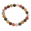 Mixed Rutilated Quartz round beads bracelet