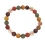 Mixed Rutilated Quartz round beads bracelet