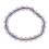 Ametrine round beads bracelet