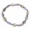 Ametrine flat beads bracelet