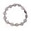 Ametrine heart beads bracelet