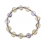 Ametrine heart beads bracelet