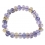 Ametrine faceted flat beads bracelet