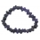 Amethyst wooden fish drum beads bracelet