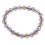Ametrine faceted round beads bracelet
