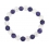 Amethyst round beads bracelet
