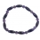 Amethyst barrel beads bracelet